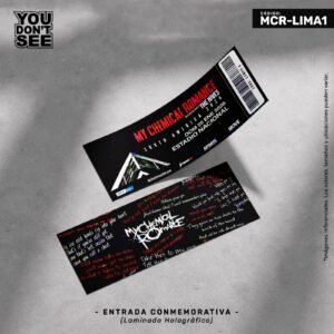 Entrada conmemorativa My Chemical Romance