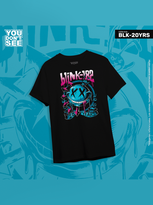 BLK-20YRS Polo blink-182