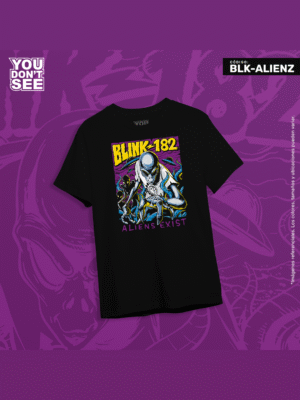 BLK-ALIENZ Polo blink-182 "Aliens Exist"