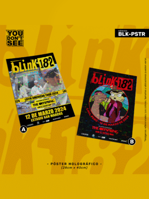 Póster blink-182 "Concierto Lima"