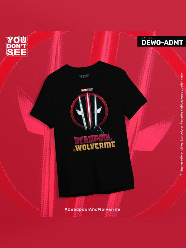 DEWO-ADMT Polo Deadpool & Wolverine