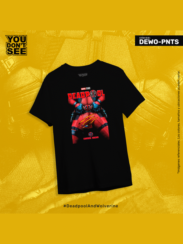 DEWO-PNTS Polo Deadpool & Wolverine