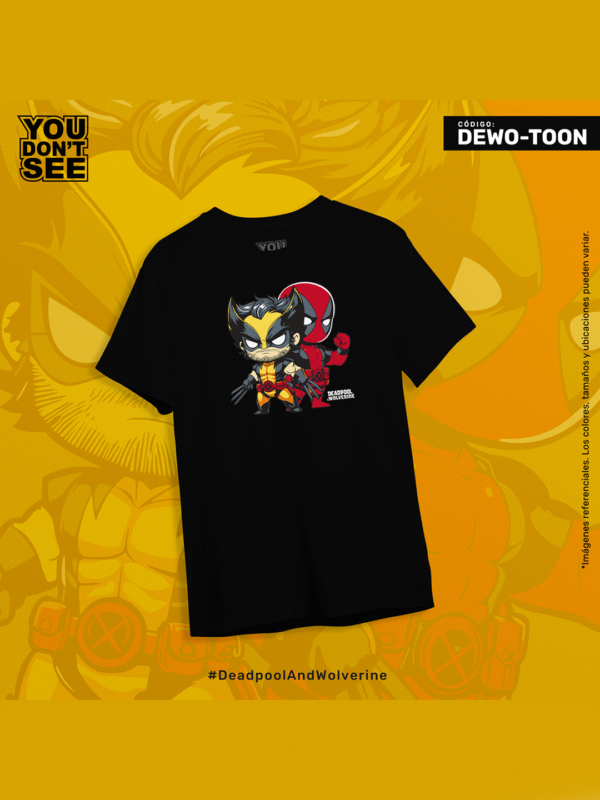 DEWO-TOON Polo Deadpool & Wolverine