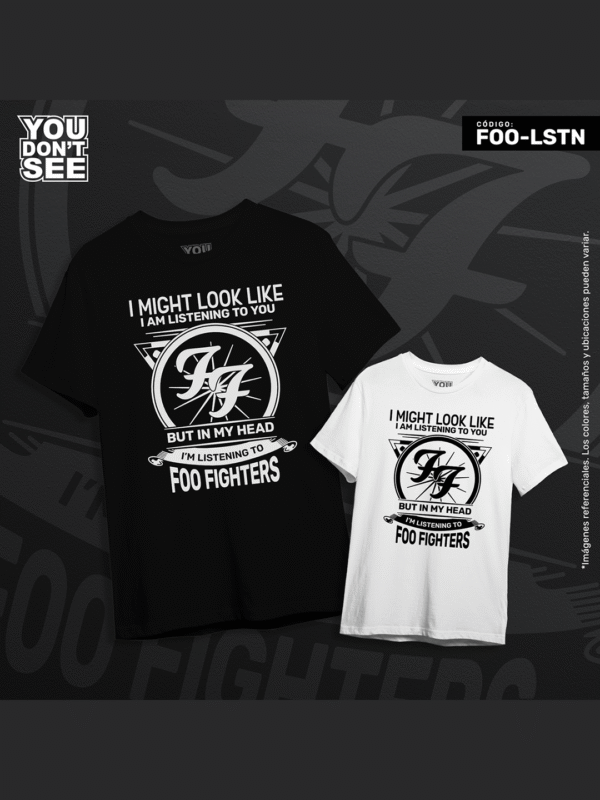 FOO-LSTN Polo Foo Fighters