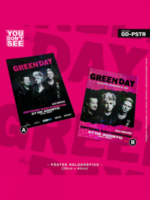 Póster Green Day "Concierto Lima"