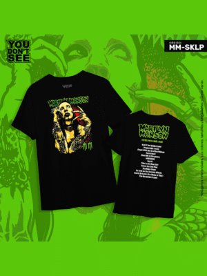 MM-SKLP Polo Marilyn Manson "Lima 2025" (con setlist)