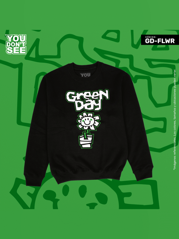 SW-GD-FLWR Polera Green Day