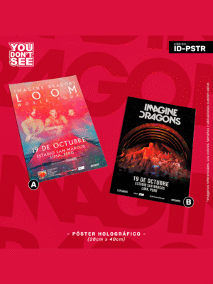 ID-PSTR Póster Imagine Dragons "Concierto Lima"