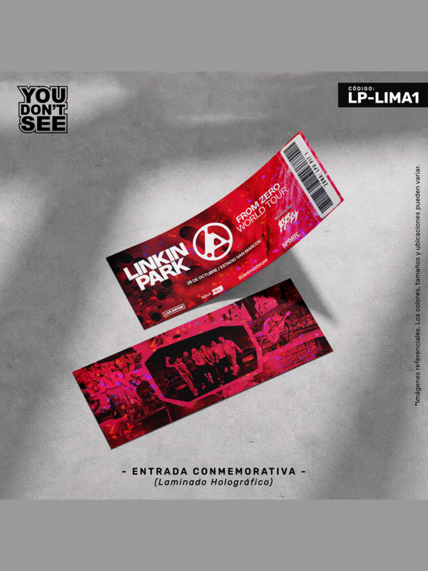 TK-LP-LIMA1 Entrada conmemorativa Linkin Park