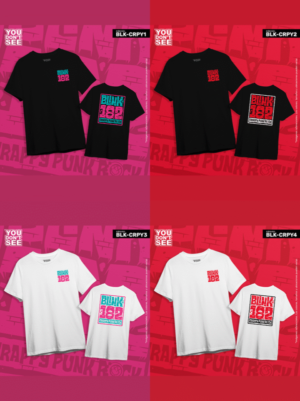 BLK-CRPY Polo blink-182 "Crappy Punk Rock"