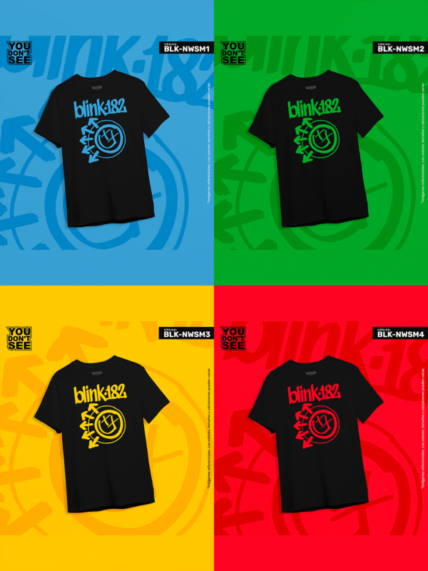 BLK-NWSM Polo blink-182 "New Smile"