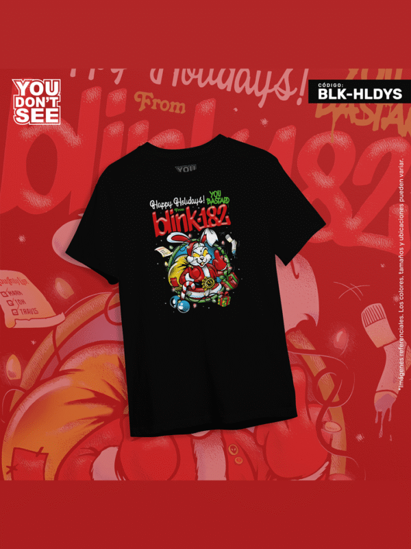 Polo blink-182 "Happy Holidays You..."