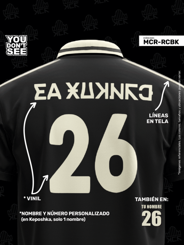 MCR-RCBK--- DRAAG JERSEY