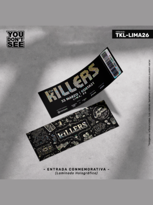 Entrada conmemorativa The Killers (Lima 2026)